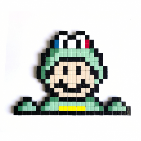 Frog, mosaïque, pièce unique