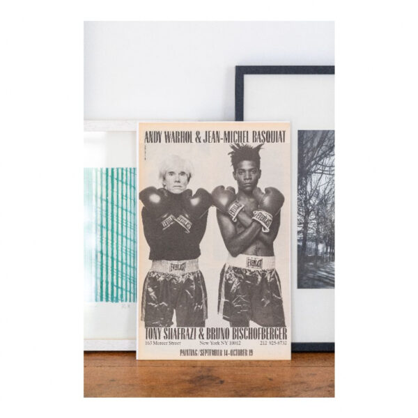 Affiche originale de l’exposition Warhol Basquiat