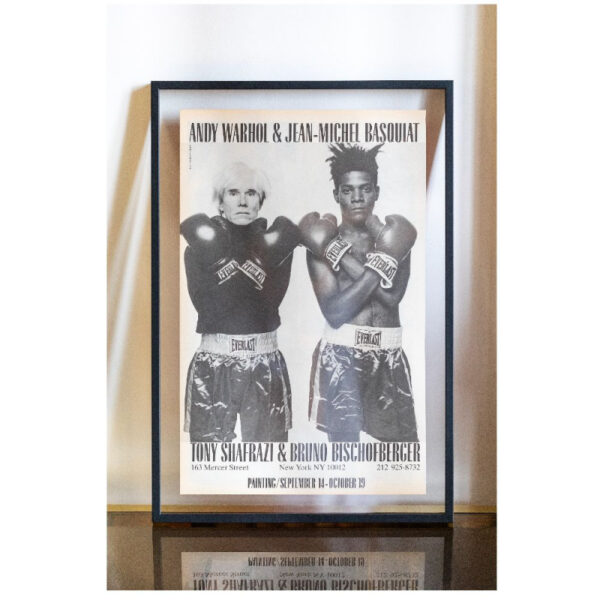 Affiche originale de l’exposition Warhol Basquiat – Image 3