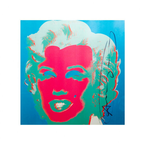 Marilyn Monroe – Rouge sur fond bleu FS 11.30 – Image 2