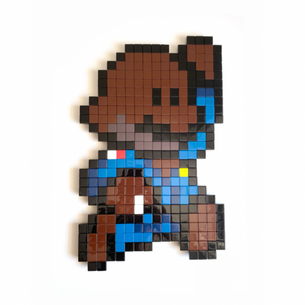 Teddy, mosaïque, pièce unique