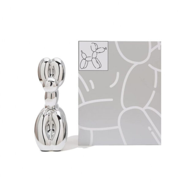 Balloon Dog Silver – Image 3