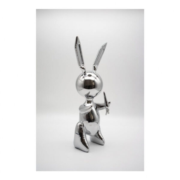 Balloon Rabbit Silver XL – Image 4
