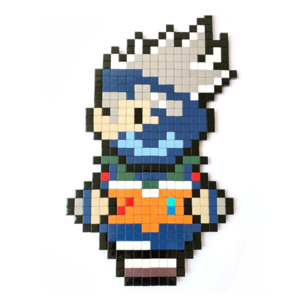 Kakashi, mosaïque, pièce unique