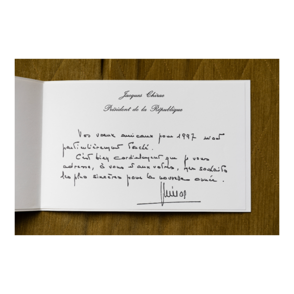 Lettre de vœux de l’Elysée (Jacques Chirac) – Image 3