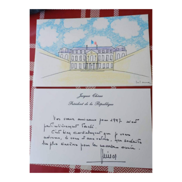 Lettre de vœux de l’Elysée (Jacques Chirac) – Image 4
