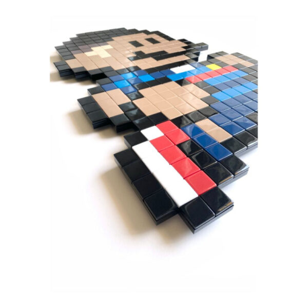 Mbappé, mosaïque, pièce unique – Image 2
