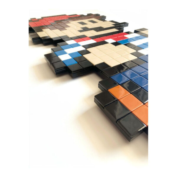 Porteur de Flamme, mosaïque, pièce unique – Image 2