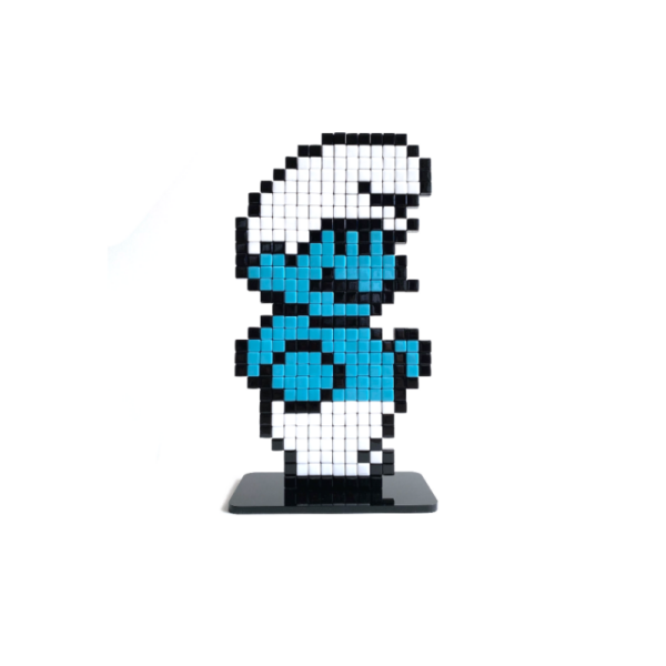 Schtroumpf, micro-mosaïque