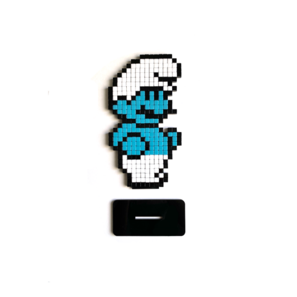 Schtroumpf, micro-mosaïque – Image 2