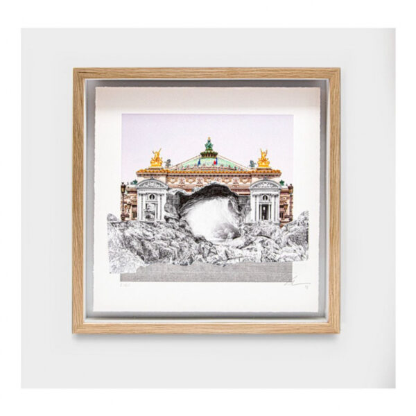 Retour à la caverne, acte I, collage, Paris, 2023