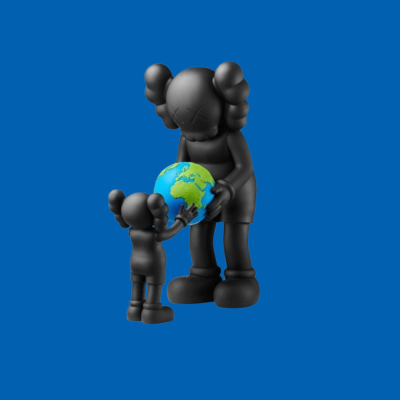 kaws - the promise black