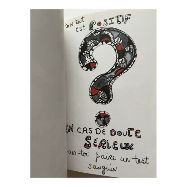 Livre Dédicacé Niki de Saint Phalle – Le Sida c’est facile à éviter – Flammarion 1987 – Image 3