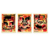 Obey 3 face collage
