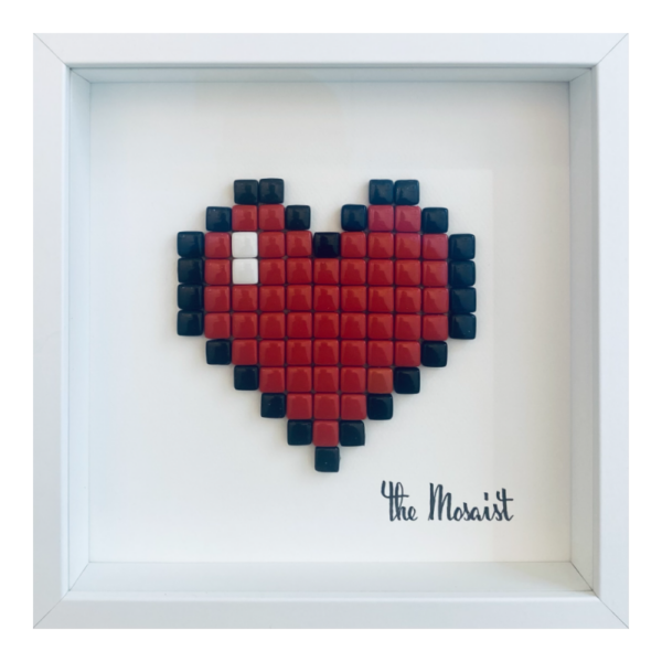 Heart Red Mario, Mosaïque