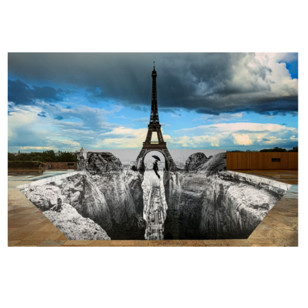 Trompe l'oeil, Les Falaises du Trocadéro, 18 mai 2021, 19h58, Paris, France, 2021
