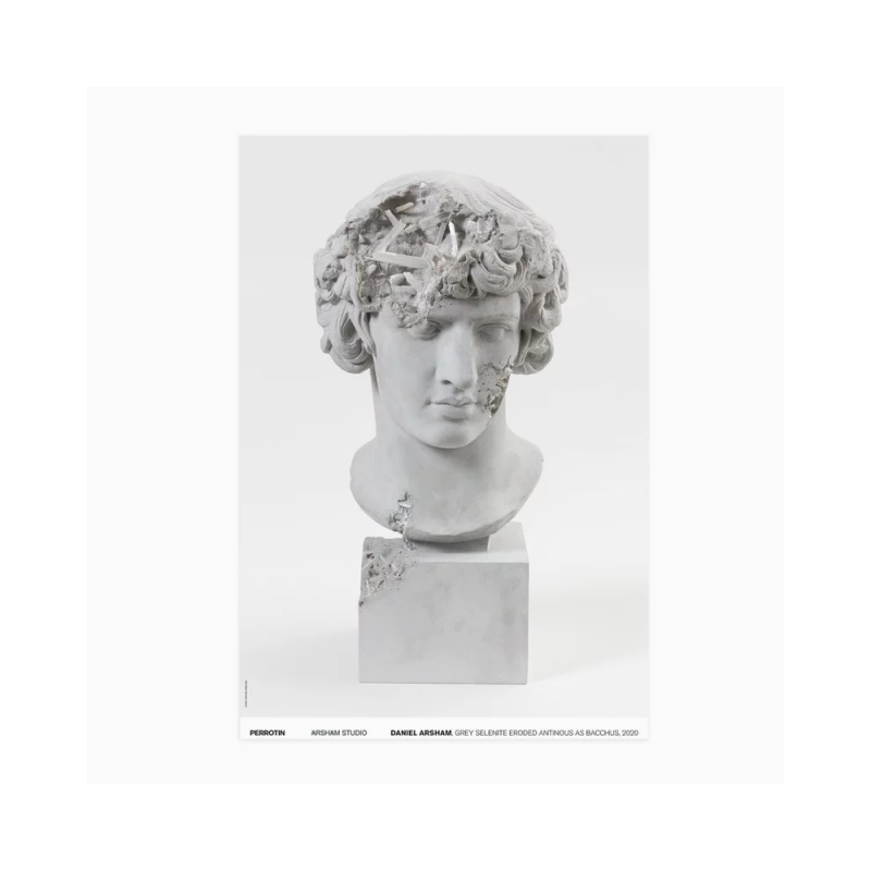 daniel arsham grey selenite eroded antinous as bacchus poster 237 66ed5cd0c9cb0.png