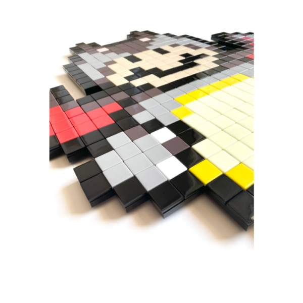 dracaufeu shiny, mosaïque, pièce unique