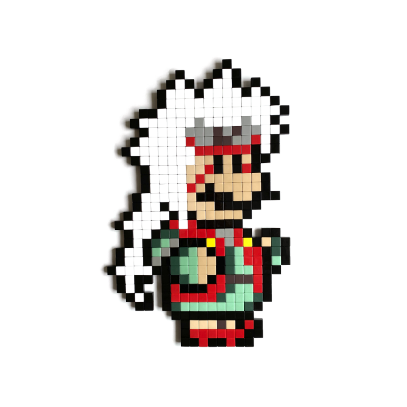 jiraya, mosaïque, pièce unique