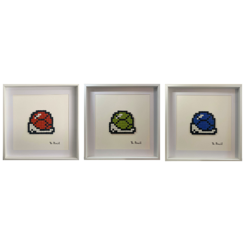 the mosaist blue green red shell mosaique triptyque piece unique 15803 67336983253ed.png