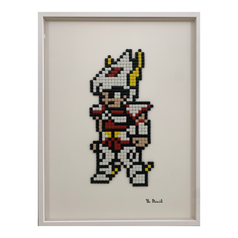 saint seiya, mosaïque, pièce unique